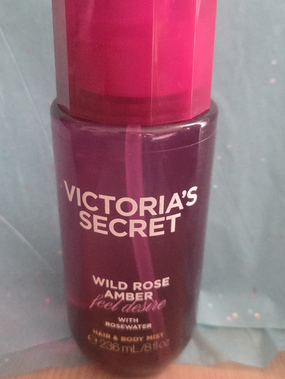 Victoria's Secret Wild Rose Amber Feel Desire Body Mist 8 oz